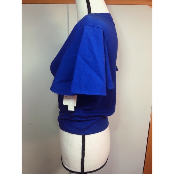 Abound Blue Top with Flowy Sleeves Size XS - Picture 2 of 6